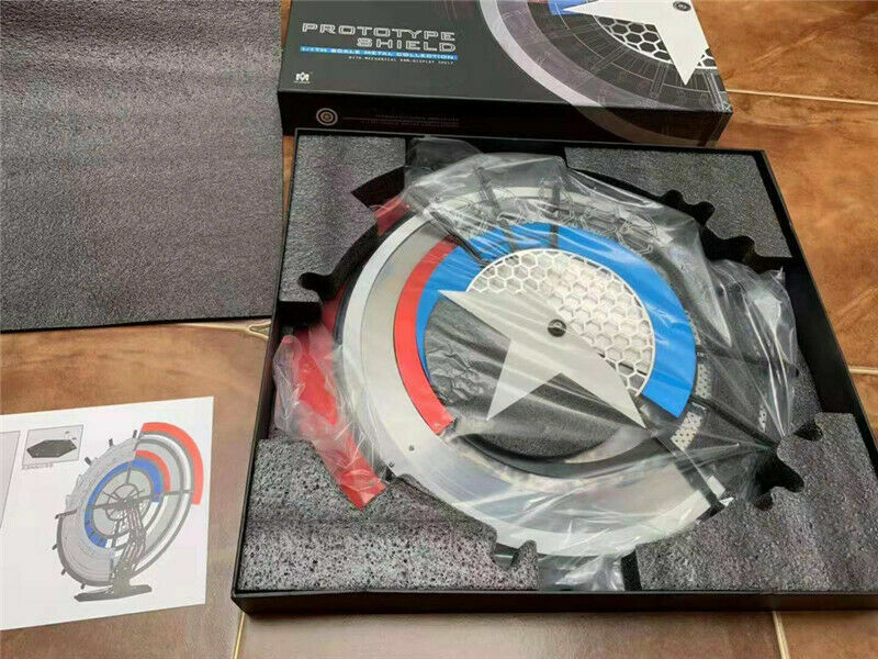 Captain America's Prototype Shield 1/1 Scale Metal Collection Wearable For Prop