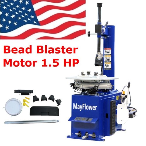 Mayflower 1.5 HP Tire Changer Wheel Changers Machine Combo Balancer Rim