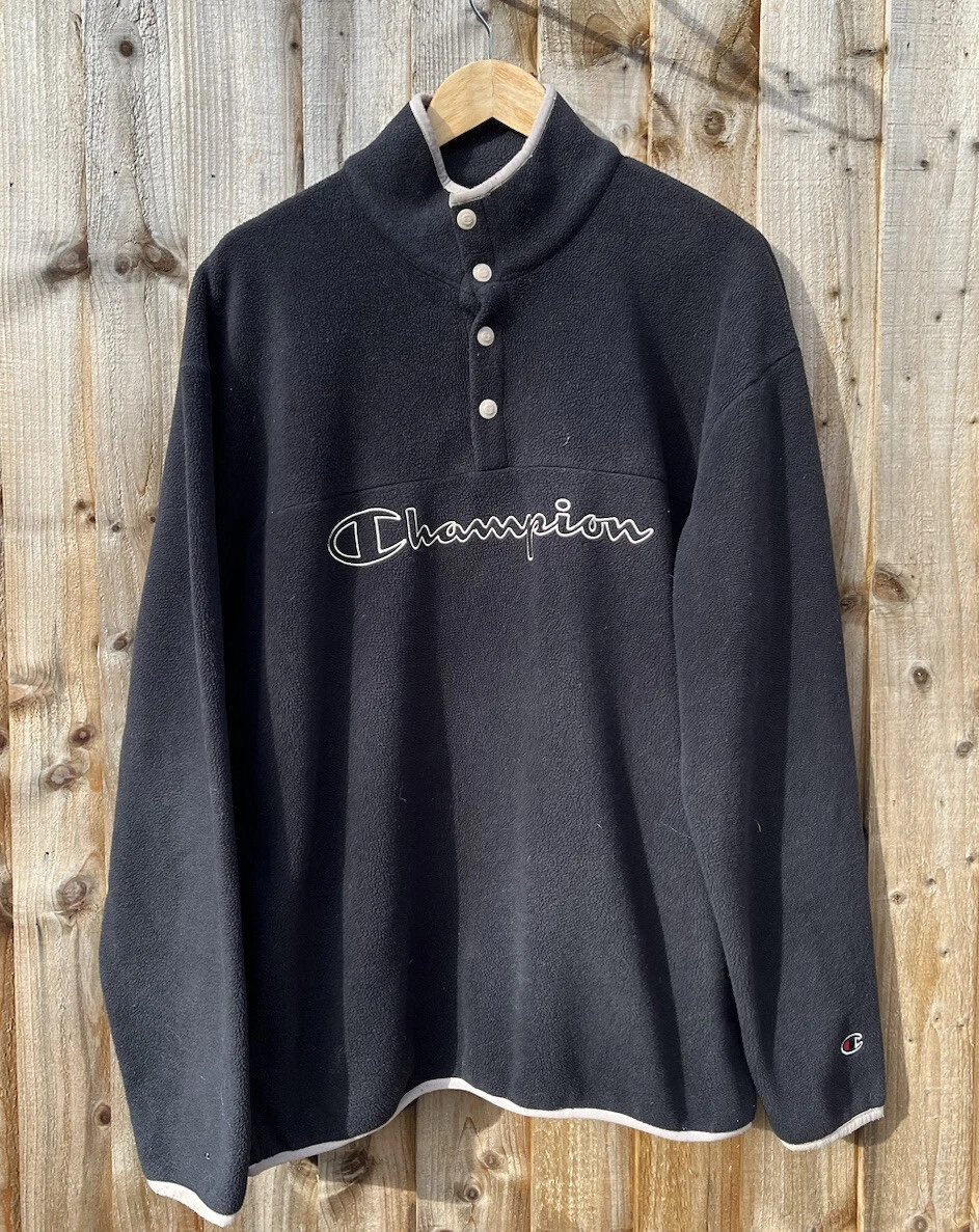 Champion black cheap jumper