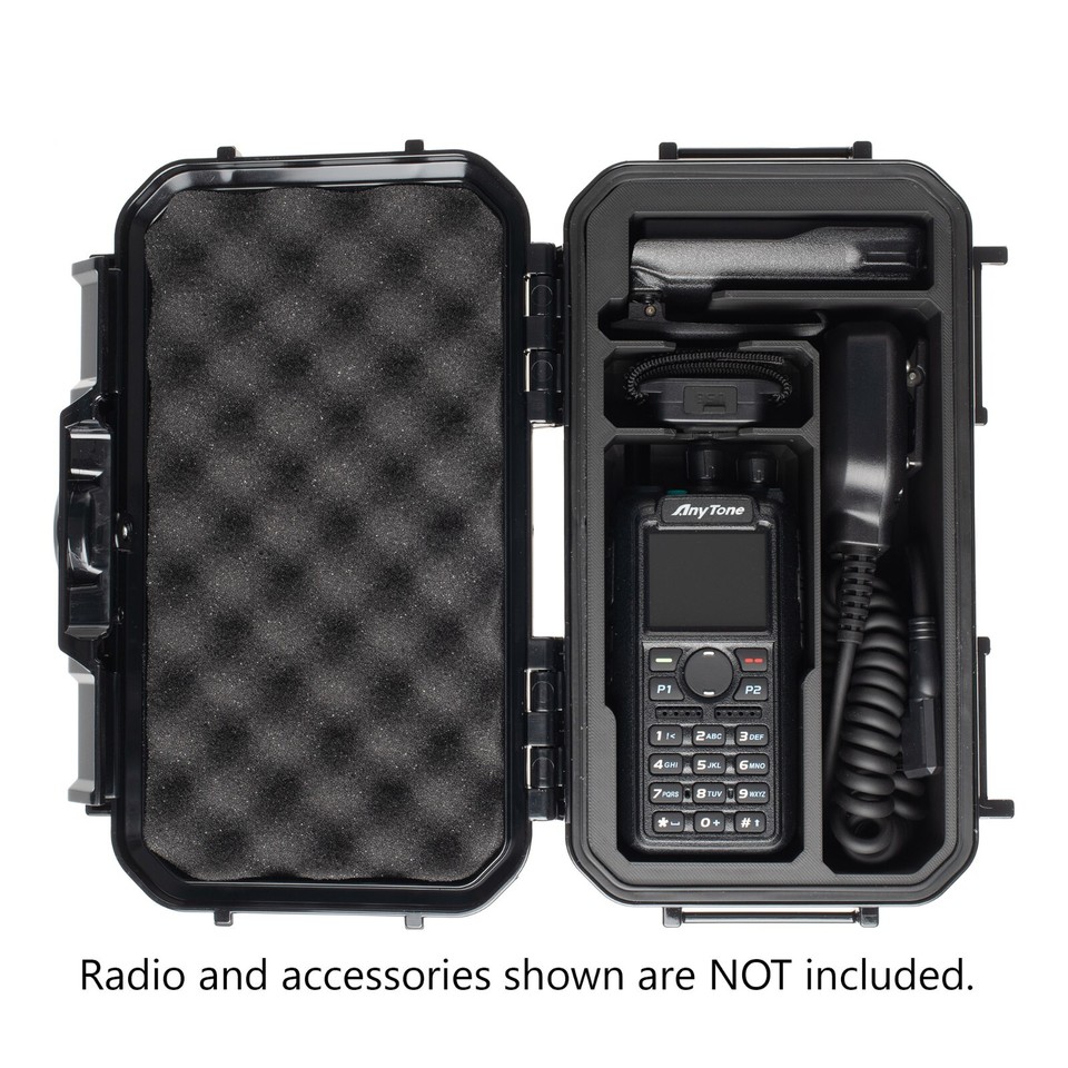 Custodia In Pelle PU Per Walkie Talkie Anytone AT-D878UV - Con Cordino Custodia In Pelle PU Per Walkie Talkie Anytone AT-D878UV - Con Cordino