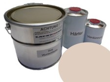 3,5 Liter Set 2K Autolack DDR Coconbeige kein Klarlack IFA Oldtimer Farben !
