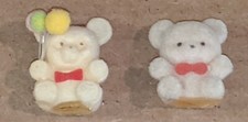 Two Cute Miniature Teddy Bears from the late '80's in Excellent Condition 