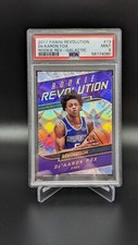 De'Aaron FOX 2017-18 Panini Revolution Rookie Revolution Insert Galactic RC PSA9