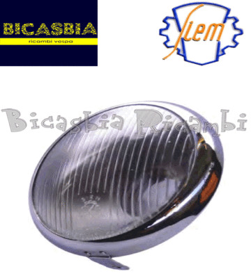 3698 - Scheinwerfer Vorne Siem Ohne Lampenhalter Vespa 150 VL2T 1955 E VL3T 1956