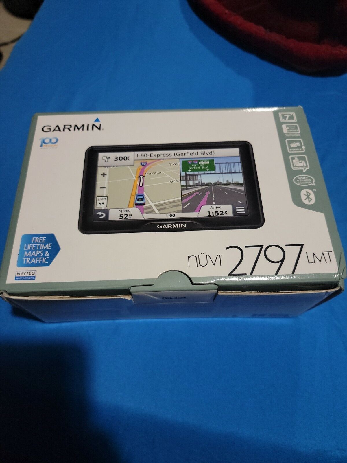 Garmin GPS Nuvi 2797LMT Large Max 77% OFF special price Screen Bundle 7