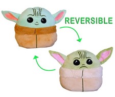Reversible Baby Yoda 6.8 in Plush Doll Stuffed Toy Soft Plushie Kids Gift
