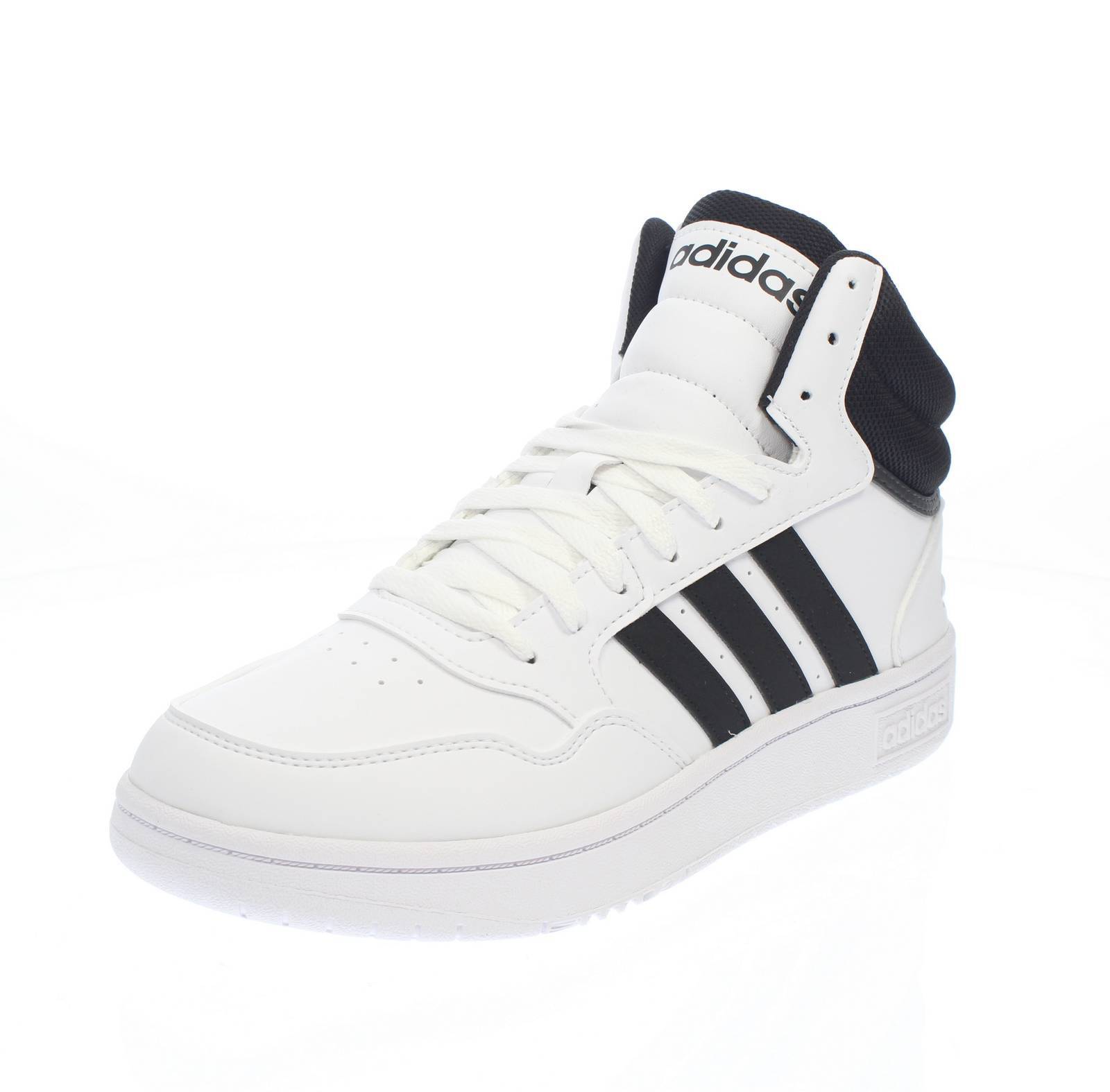 Adidas Hoops 3.0 Mid Bianco - Taglia 41 1/3 [7.5 US 25.5cm] Scarpe Uomo Sneaker