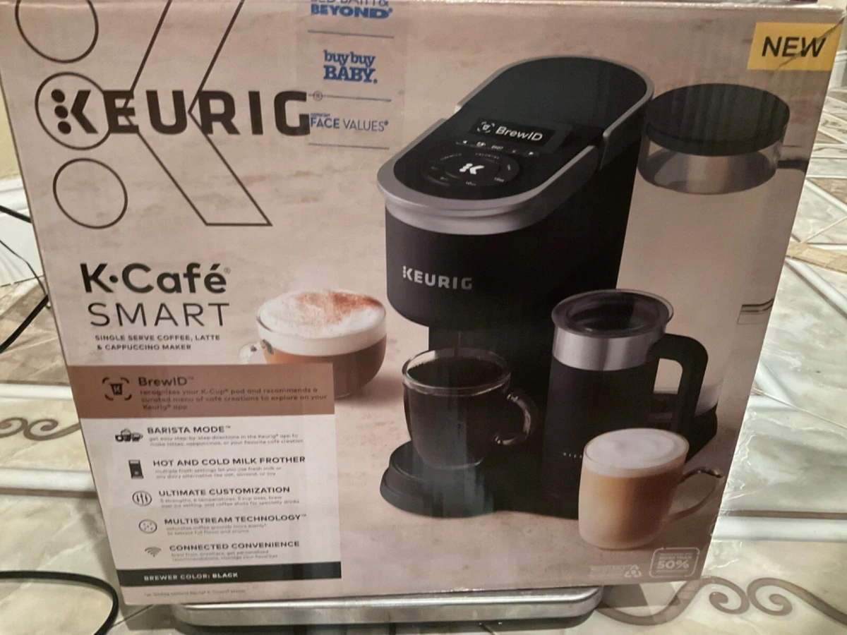 K-Cafe Single Serve K-Cup Coffee Maker with Milk Frother, Latte Maker and Cappuccino  Maker