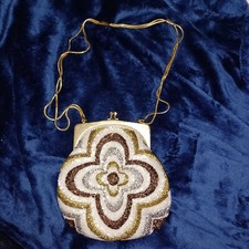 Vintage 1960's Beaded Purse Hong Kong