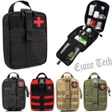 Tactical First Aid Kit Medical EMT Bag Emergency Survival Molle IFAK SOS Pouch