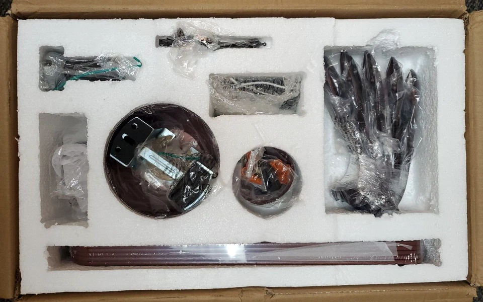 Howell 52" Indoor Bronze Crystal Chandelier Ceiling Fan - Model #F6210110V - Image 3 of 4