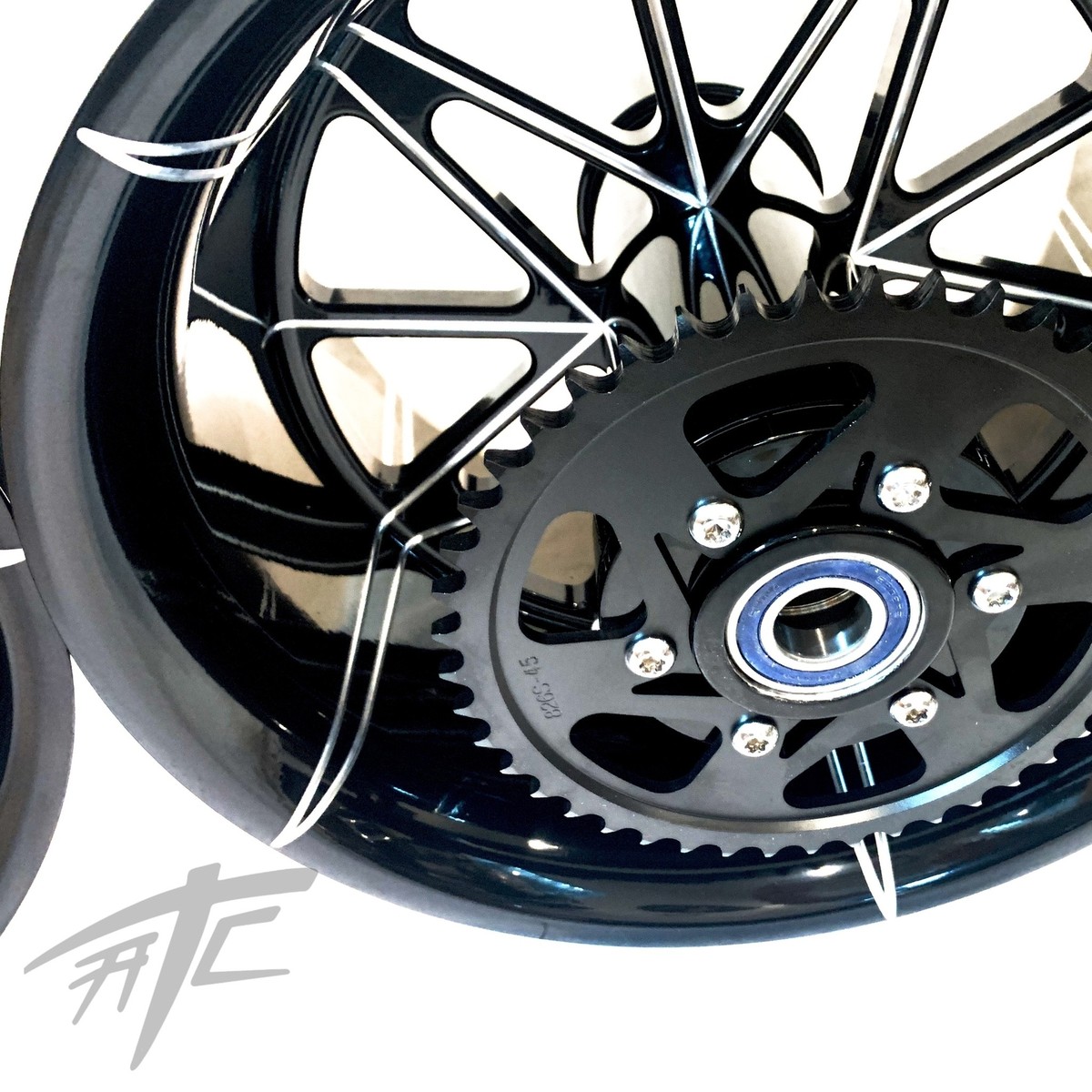 240 FAT TIRE KIT BLACK CONTRAST EMPIRE WHEEL BLACK ARM 06-11 240 FAT TIRE KIT BLACK CONTRAST EMPIRE WHEEL BLACK ARM 06-11