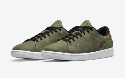 Nike Air Jordan 1 Retro Centre Court Low Oil Green Olive Black Men\'s Nike Air Jordan 1 Retro Centre Court Low Oil Green Olive  main image 2