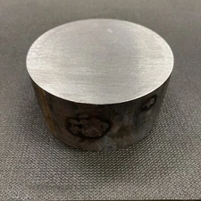 4” Diameter 4340 Hot Rolled Normalized Steel Round Bar Stock - 4” x 2” Length