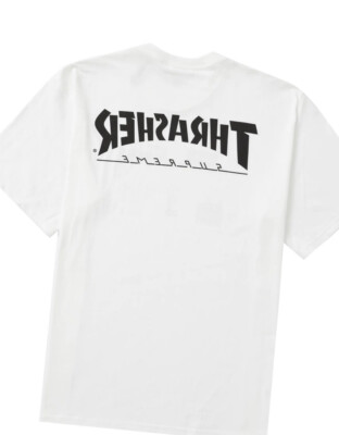 Supreme Thrasher Game Tee T-Shirt Size Medium White FW21 Supreme New York 2021