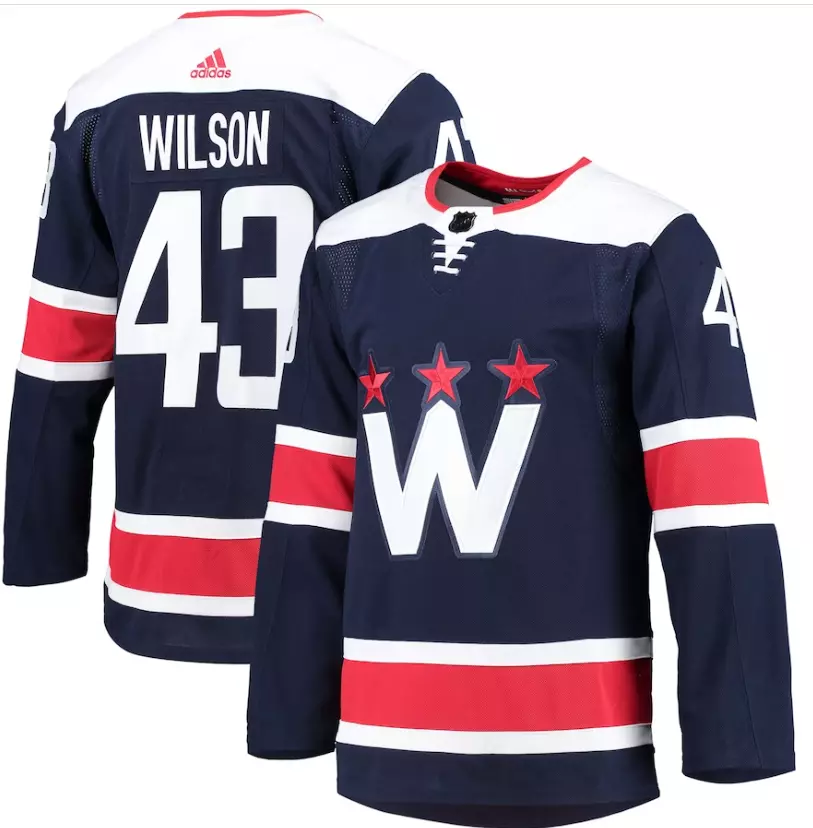 Tom Wilson Washington Capitals Autographed adidas Authentic Jersey