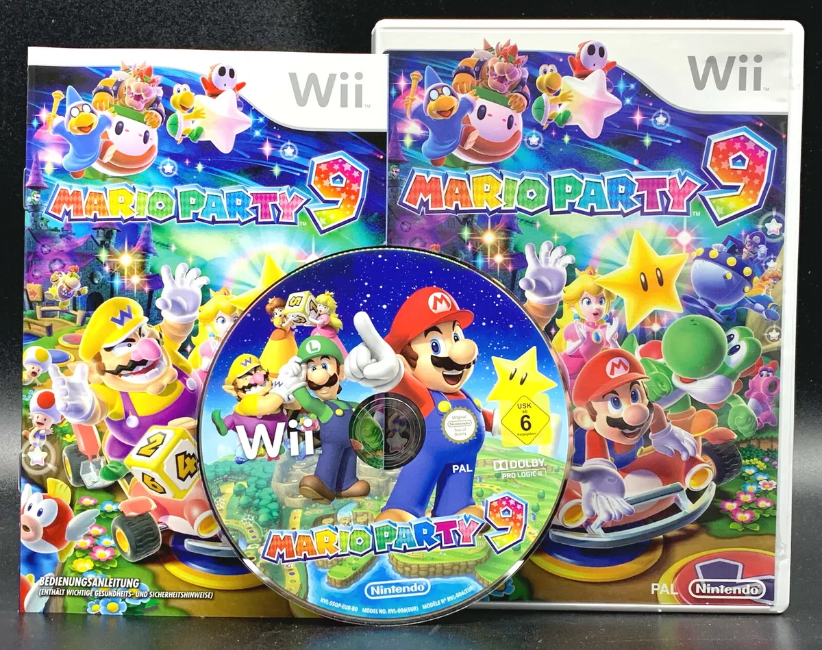 NINTENDO WII SPIEL MARIO PARTY 9, gut, KOMPLETT 45496401412