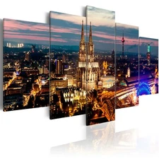ARCHITECTURE CITY Canvas Print Framed Wall Art Picture Photo Image d-B-0122-b-m