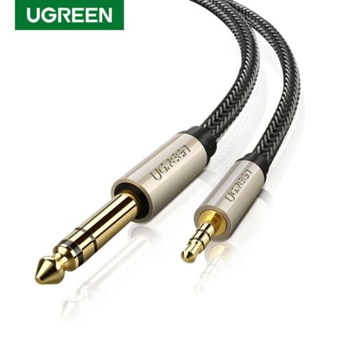 Ugreen 6.35mm 1/4" Male to 3.5mm 1/8" TRS Stereo Audio Cable for iPod, Amplifier - Photo 1 sur 8
