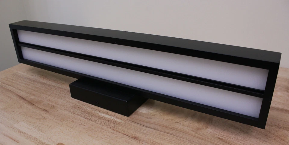 LBL Aviva Modern 26" Outdoor LED Wall Lantern Black Sconce OD787OPBLLEDW - Image 4 of 4