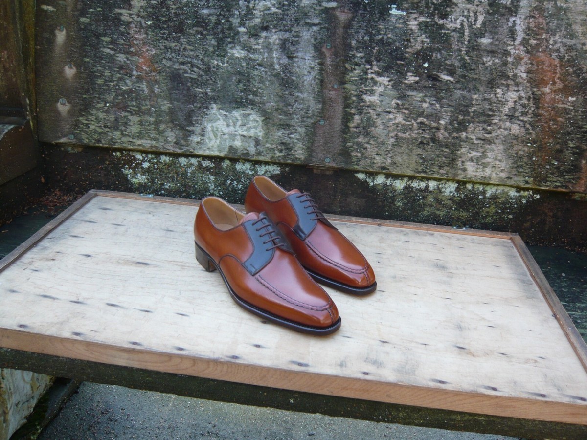 VASS DERBY SHOES OSLO BROWN TAN LEATHER UK6 EU40 MENS UNWORN