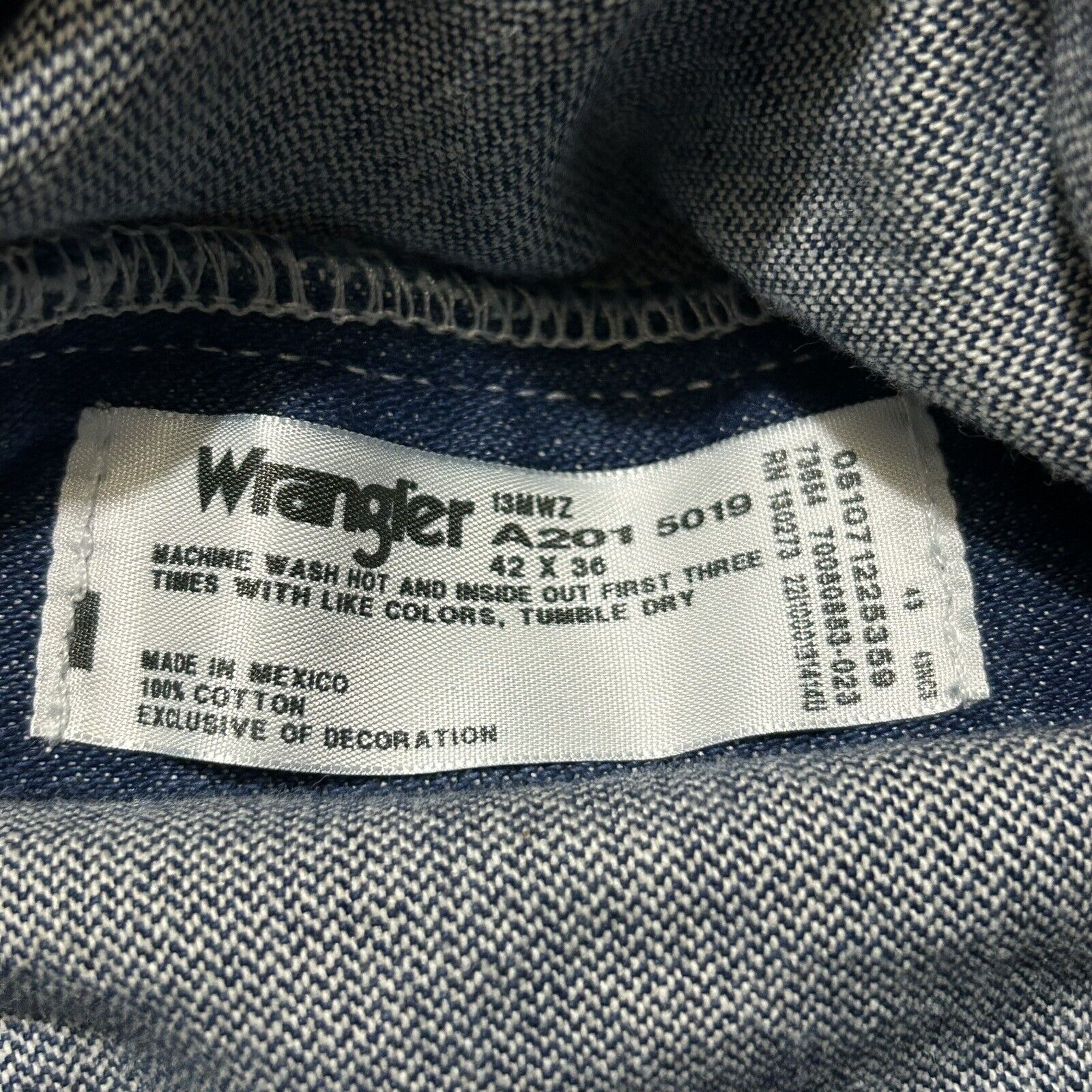 Wrangler 13MWZ Jeans Mens 42x36 Cowboy Cut Rodeo … - image 2