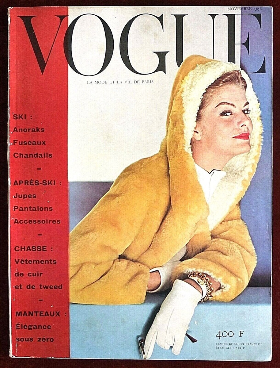 Vogue Paris Magazine ~ November 1956 ~ Henry Clarke Guy Bourdin