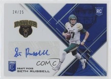 2017 Panini Elite Draft Picks Aspirations Blue 24/25 Seth Russell #181 Auto 0f6