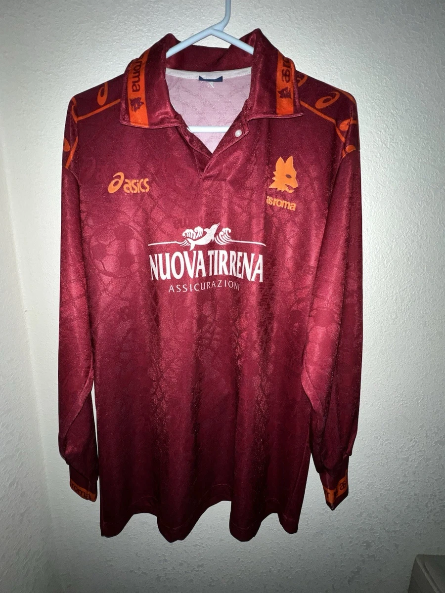 ゆーまろ　AS Roma サッカーシャツ XL ワインレッド AS Roma Red International Club Soccer Fan Jerseys for sale | eBay