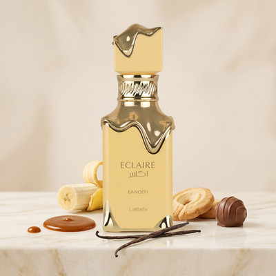 Lattafa Eclaire Banoffi 100ml EdP Unisex Parfüm Banane Karamell Süß NEU OVP