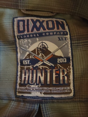 Dixxon Flannel Co. Hunter. XLT. Mens shirt