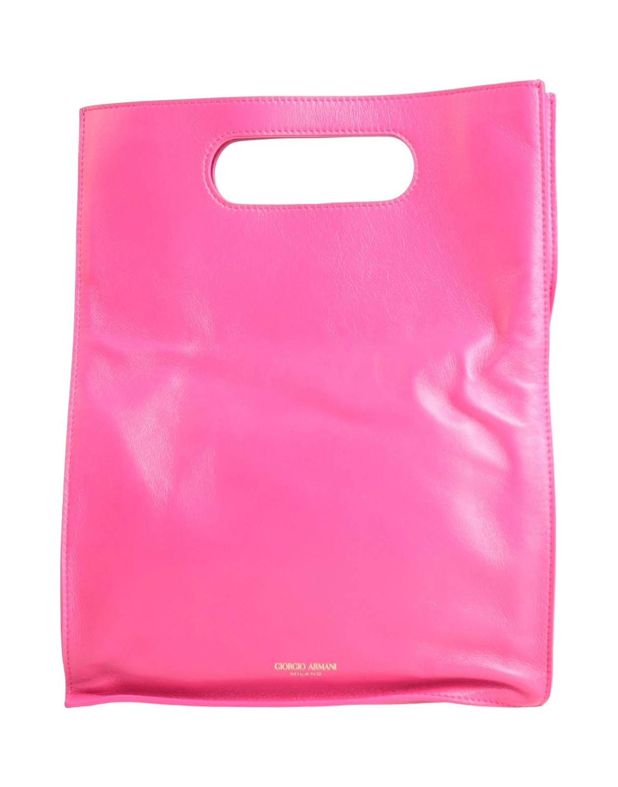 Giorgio Armani - Women - Leather Shopper bag - Fuchsia 189190₽