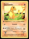 Pokemon Cards Charmander 46/102 1st Edition Base Set Shadowless Common LP *2