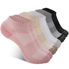 Athletic Ankle Socks Womens Anti-Odor Socks Moisture-Wicking Running Cushione...