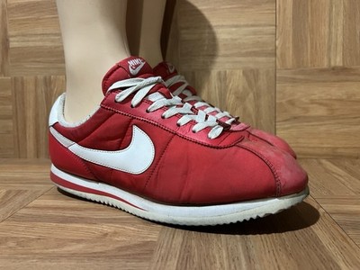 Sz 11 - Nike Cortez Basic Nylon 2012 Classic OG 476716-611 SUPER RARE Red White