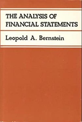 The Analysis of Financial Statements Hardcover Leopold A. Bernste