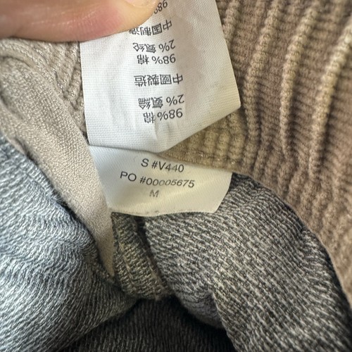 Pantalone Vuori uomo medio velluto a coste marrone spiaggia coulisse casual - Foto 12 di 12