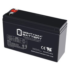 Mighty Max 12V 6.5Ah AGM F2 Terminal Battery Compatible With Ses BT6.5-12