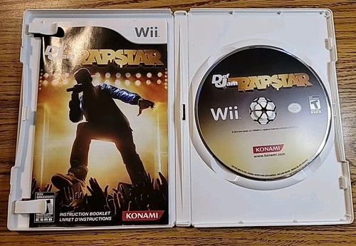 Def Jam Rapstar (Nintendo Wii, 2010) Disk And Manuel No Original Case
