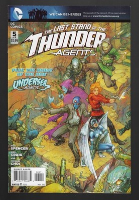 DC Thunder Agents #5 UNDERSEA AGENT Debut 2012 VF/NM