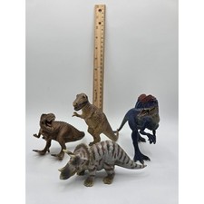 4 Schleich Plastic Dinosaur Lot of Realistic Toy