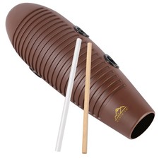 Guiro Instrument 3.9"x13" Fish Shaped Latin Percussion Instrument with 2 Scra...