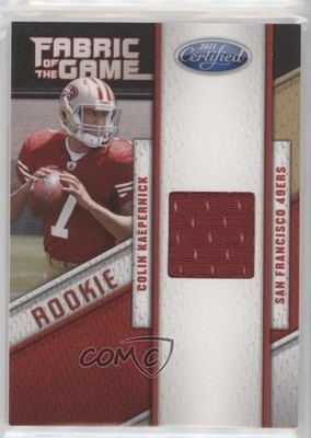 2011 Certified Rookie Fabric of the Game 81/250 Colin Kaepernick #12 RC u6m
