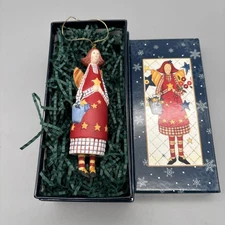 Vintage Lang Ornaments, artwork of Ellen Stouffer, Lang and Wise Collectibles,