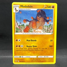 2020 POKEMON VIVID VOLTAGE MUDSDALE 097/185 (RARE)