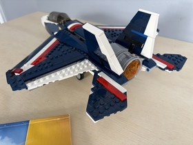 Lego Creator: BLUE POWER JET - Set 31039 - 95% Complete & Instruction Manual
