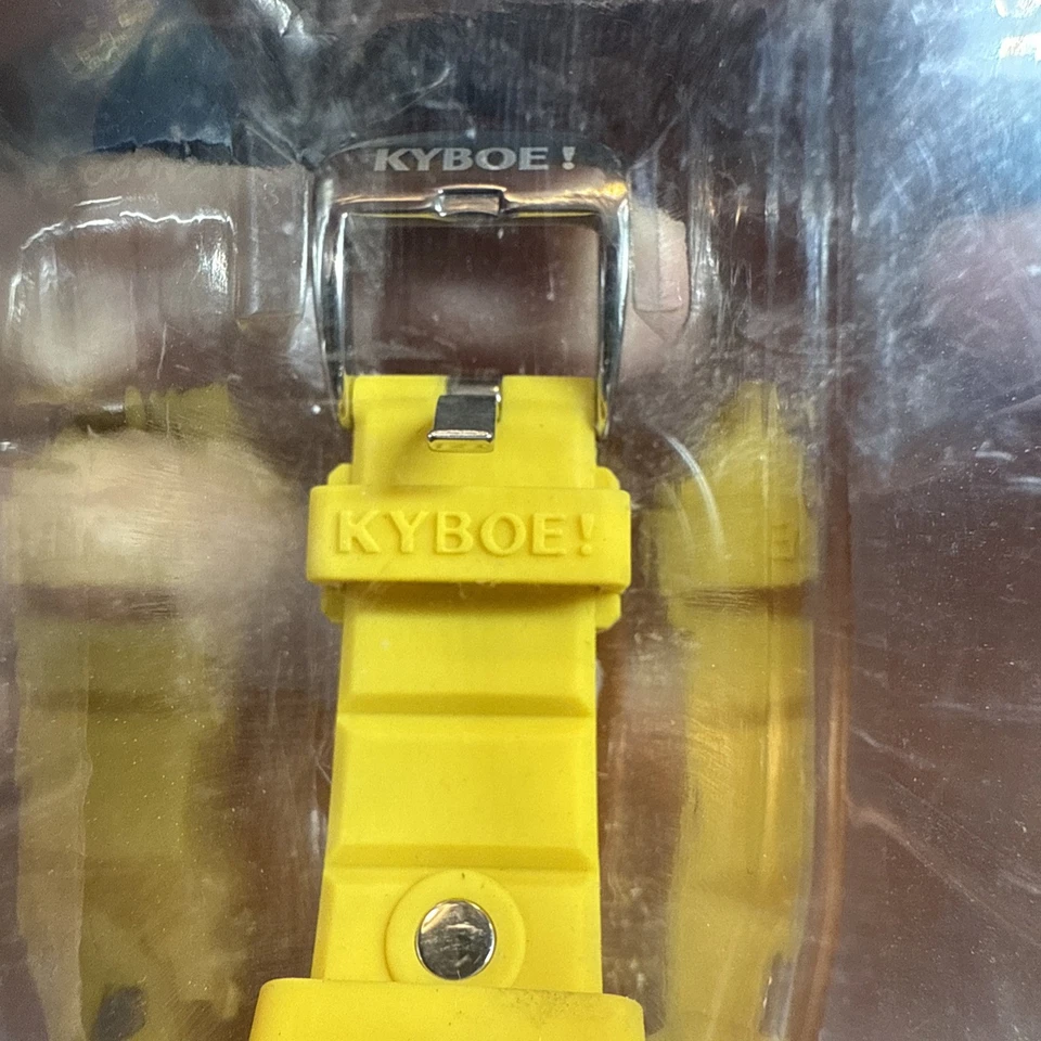 KYBOE! Кварцевые часы Giant Mariner 40 мм желтые 10 атм WR FW.40-008 нуждаются в аккумуляторе - Изображение 3 из 4