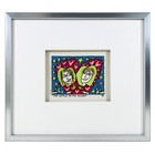 JAMES RIZZI original 3D-Grafik "THE APPLE OF MY HEART" - handsigniert