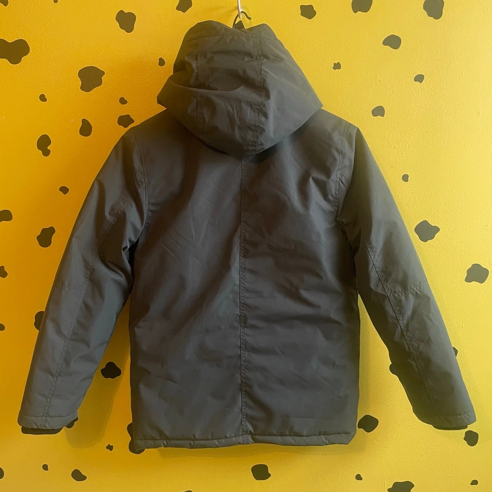 Chaqueta Parka H&M Niños Verde Oliva Talla 10–11Y Sherpa Forrada Invierno Ropa de Calle Nueva con Etiquetas Foto 4 de 4