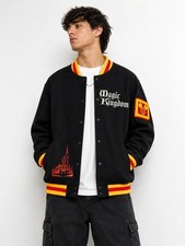 Disney World 50th Magic Kingdom Vault Collection Varsity Jacket Large Nice D50